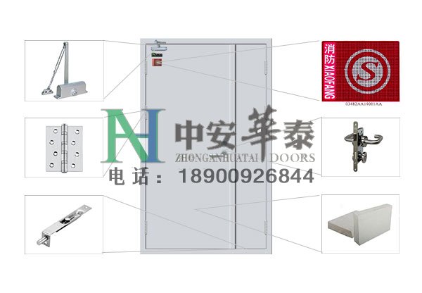 甲、乙、丙级子母式钢质隔热防火门